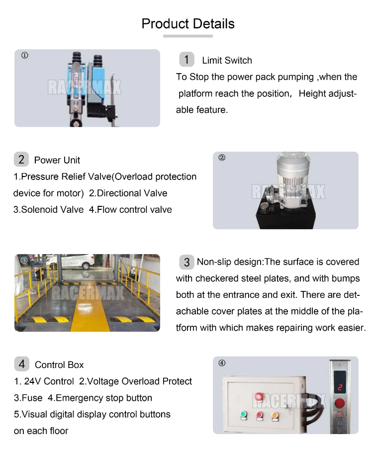 2t Small Portable Stationary Scissor Lift, Automatic Lifting Table