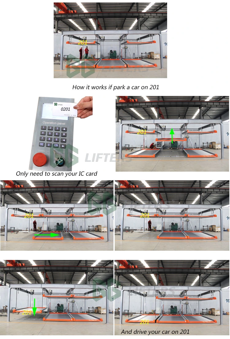 Multi Level Lift-Sliding Automated Puzzle Car Parking System