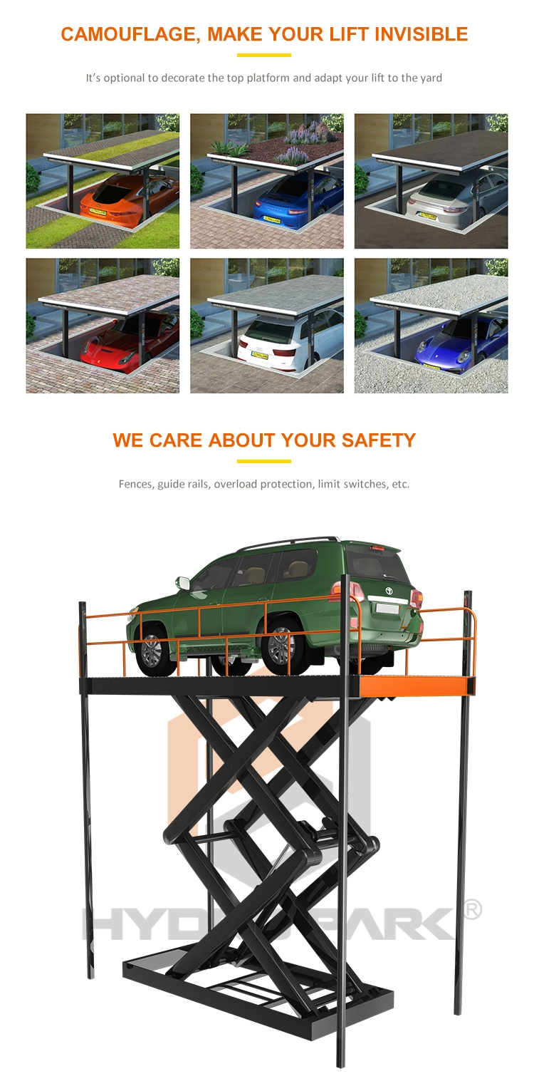 Hydraulic Auto Scissor Type Car Parking Lift