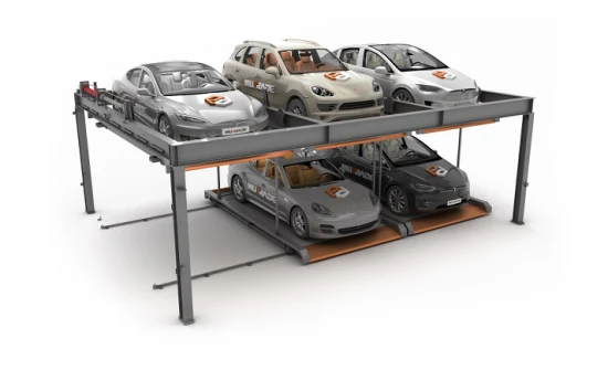 Système de stationnement intelligent de stationnement de voiture mécanique de stationnement à plusieurs niveaux