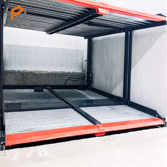 Système de stationnement souterrain d'ascenseur de stationnement de voiture de fosse de poteau de 2500kg 2